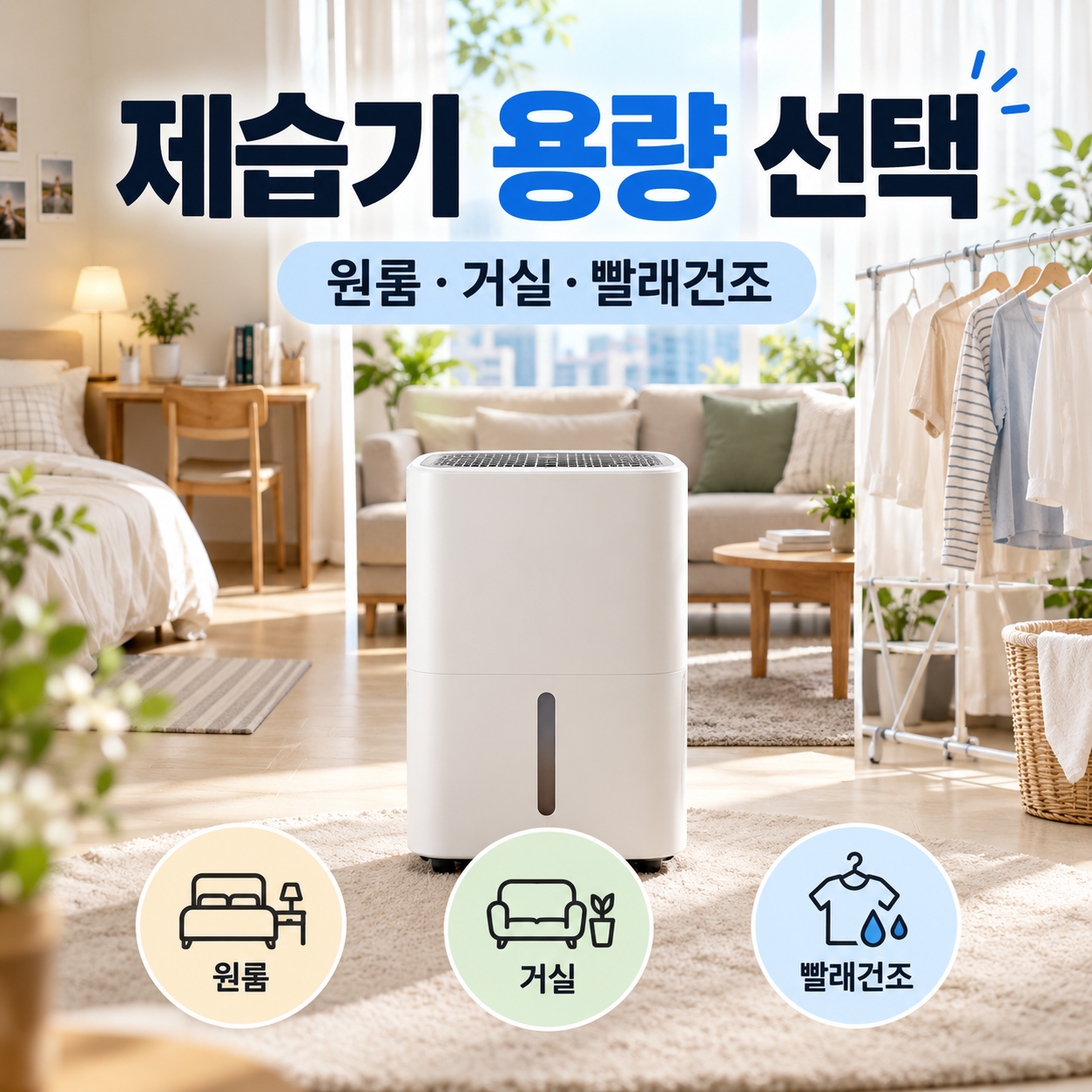 제습기 용량 선택