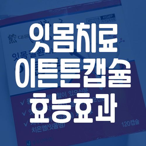 이튼튼 캡슐 효능 효과 부작용