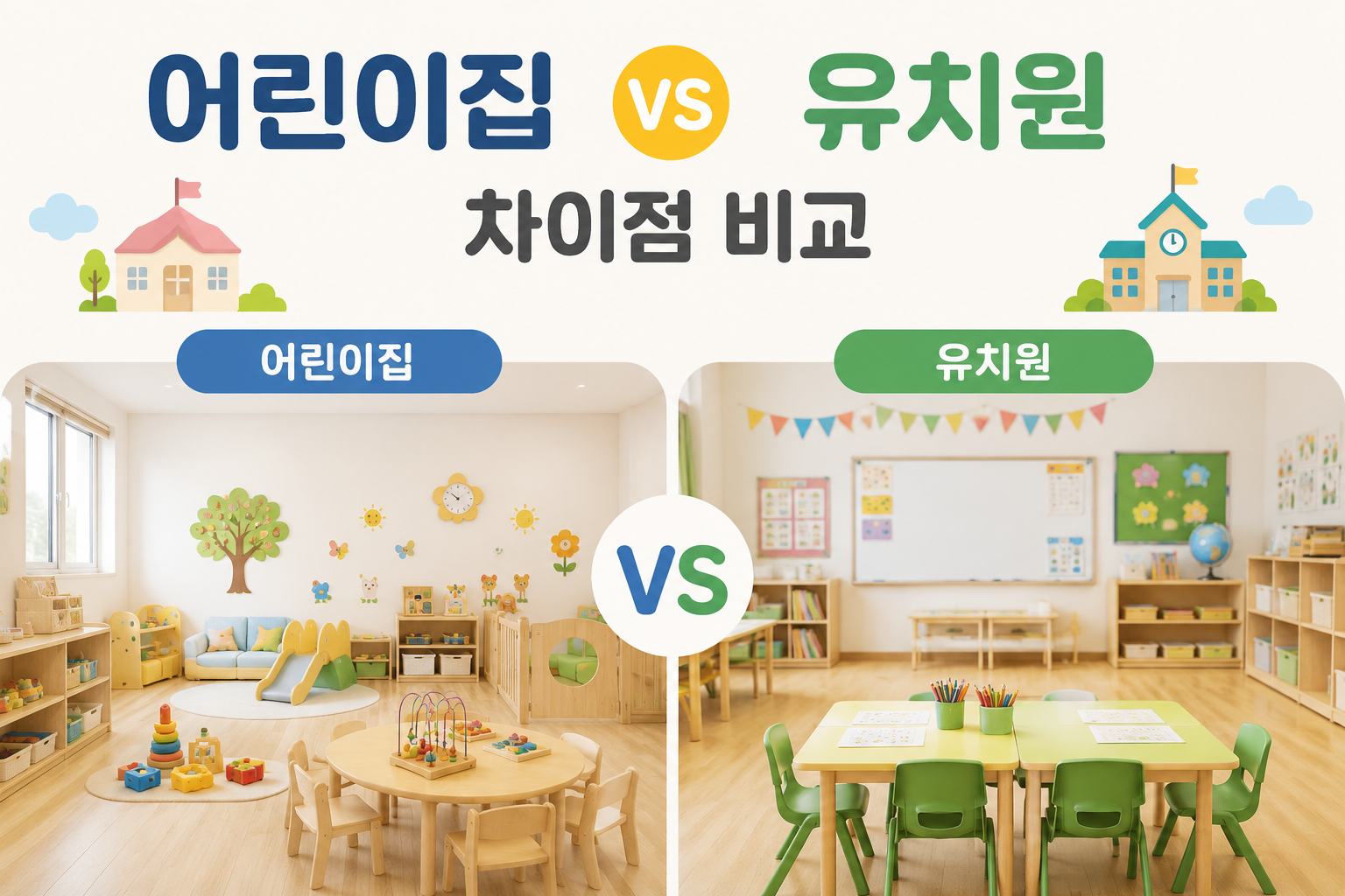 어린이집과 유치원 내부 사진