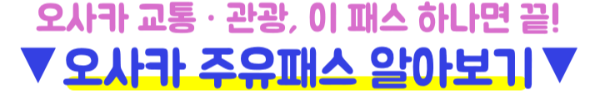 오사카-교통패스-비교-주유패스-간사이-레일웨이-패스-메트로-패스-e패스-라피트