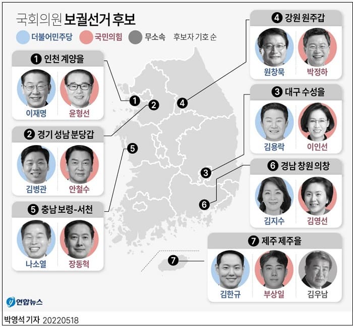 [D-14] 6&middot;1 지방선거 및 국회의원 보궐선거 일정