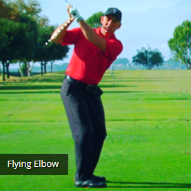 골프 Flying elbow 동작