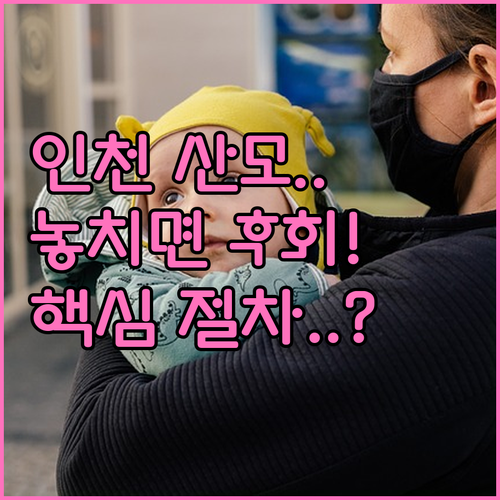 2025 인천 산모 신생아 서비스 신..