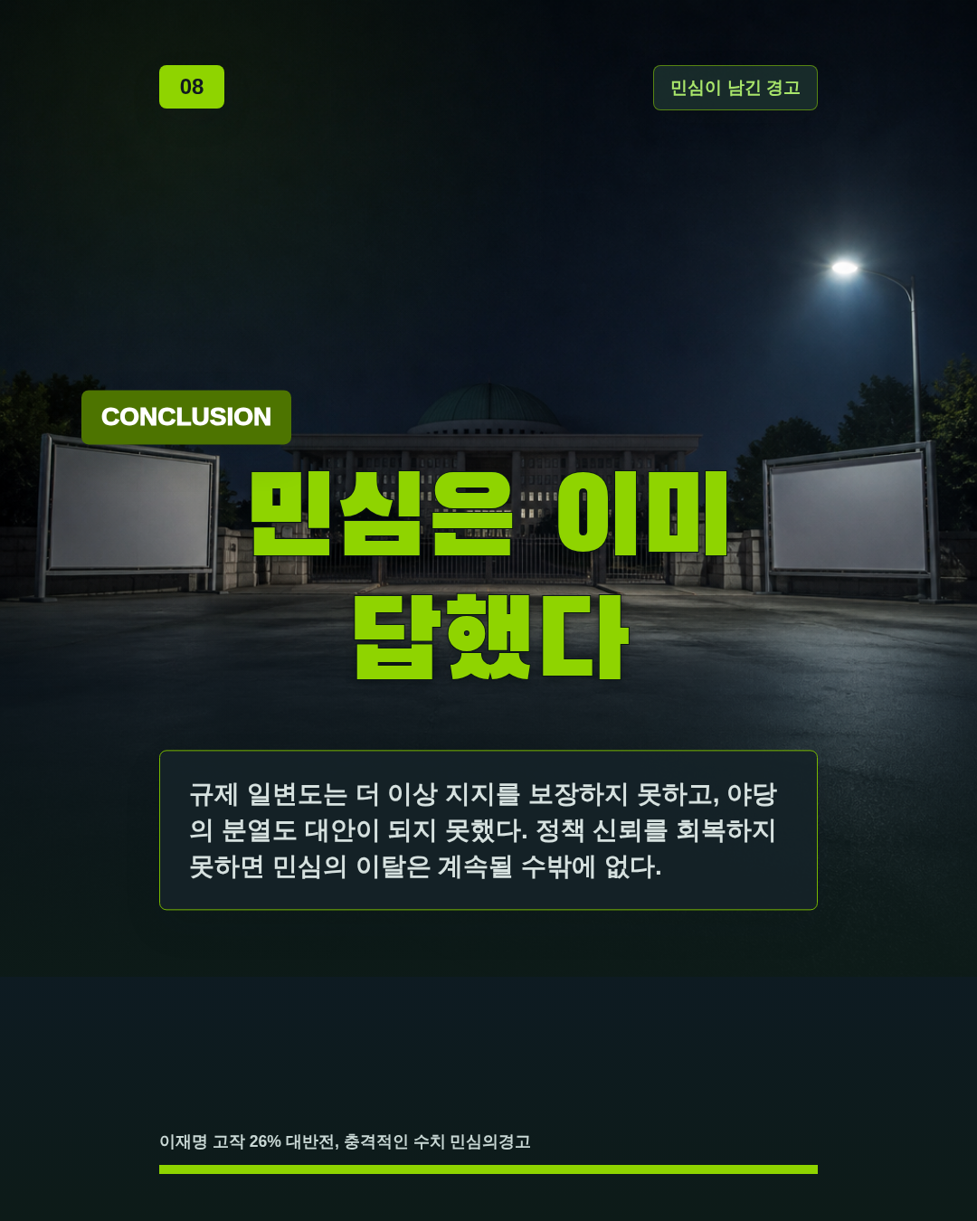 민심은 이미 답했다
