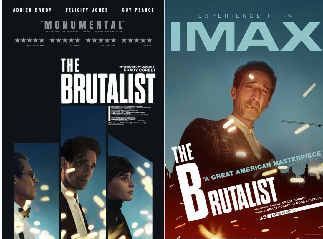 영화 브루탈리스트 포스터