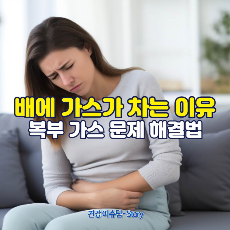 배에 가스가 차고 속이 꾸루룩 거리는 증상
