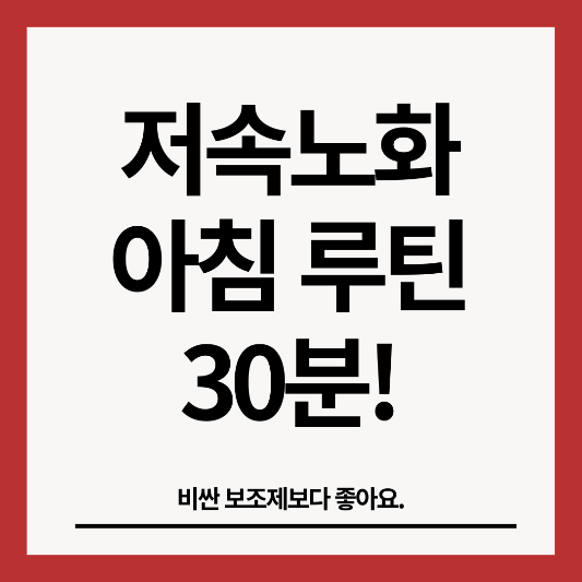저속노화-아침-루틴-썸네일