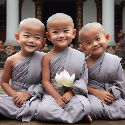 부천님 오신 날 동자승 이미지