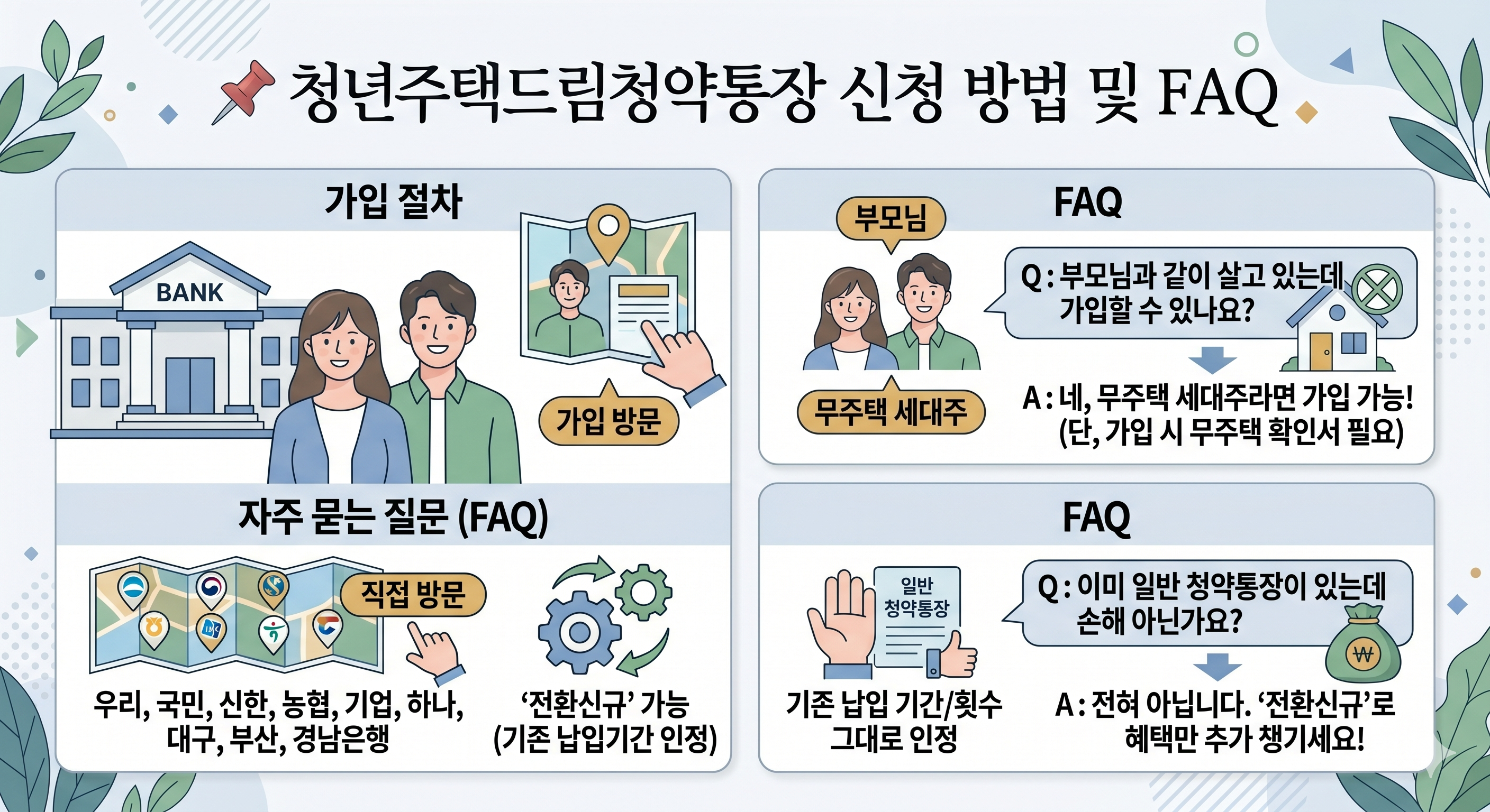 신청 방법 및 자주 묻는 질문 (FAQ)