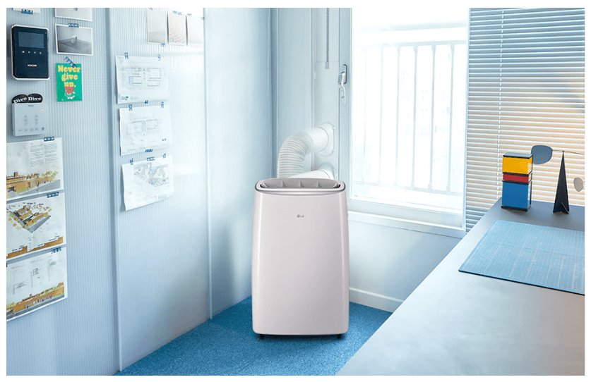 LG 이동식 에어컨 듀얼호스 설치방법