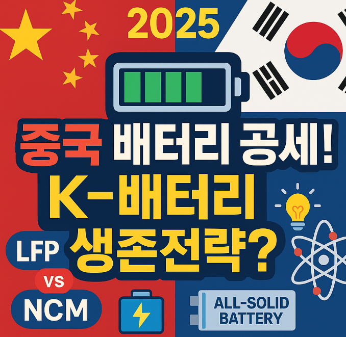 중국발 배터리 공세- K-배터리의 생존 전략
