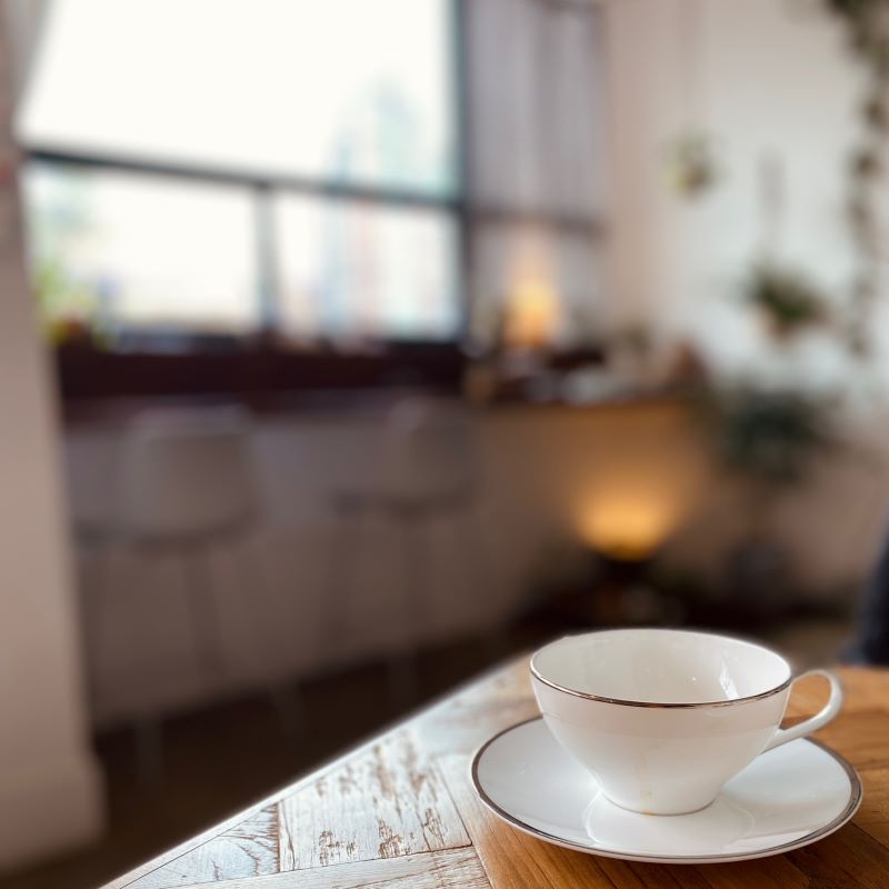 크래프티 홍차잔과 내부