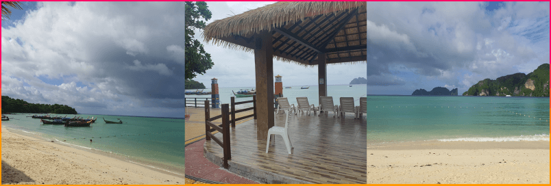 호텔내에서_피피섬_아름다운_경치