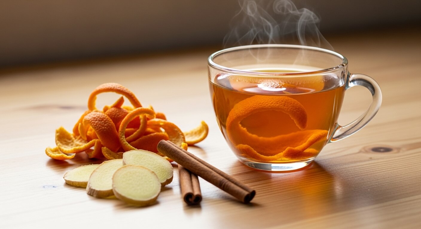 진피차와 활용 레시피: 부종 제거 루틴 만들기