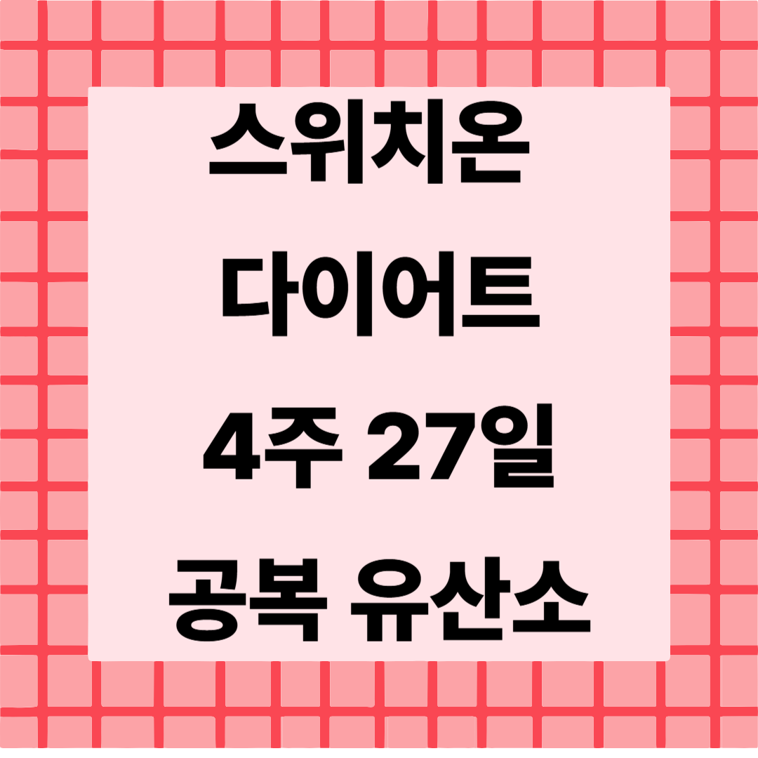 스위치온 다이어트 27일차 🏃‍♀️ 공복 러닝 &amp; 단식 루틴 완벽 소화!