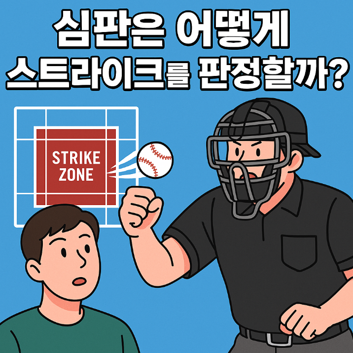심판은 어떻게 스트라이크를 판정할까? 이미지