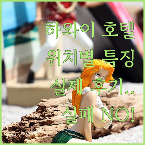 하와이 호텔 추천 5곳 위치별 특징과..