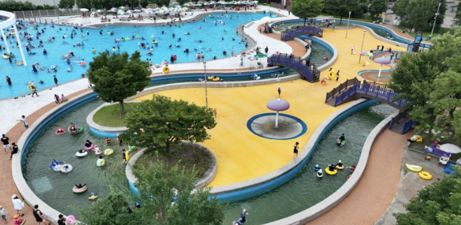 뚝섬 한강공원 수영장 이미지