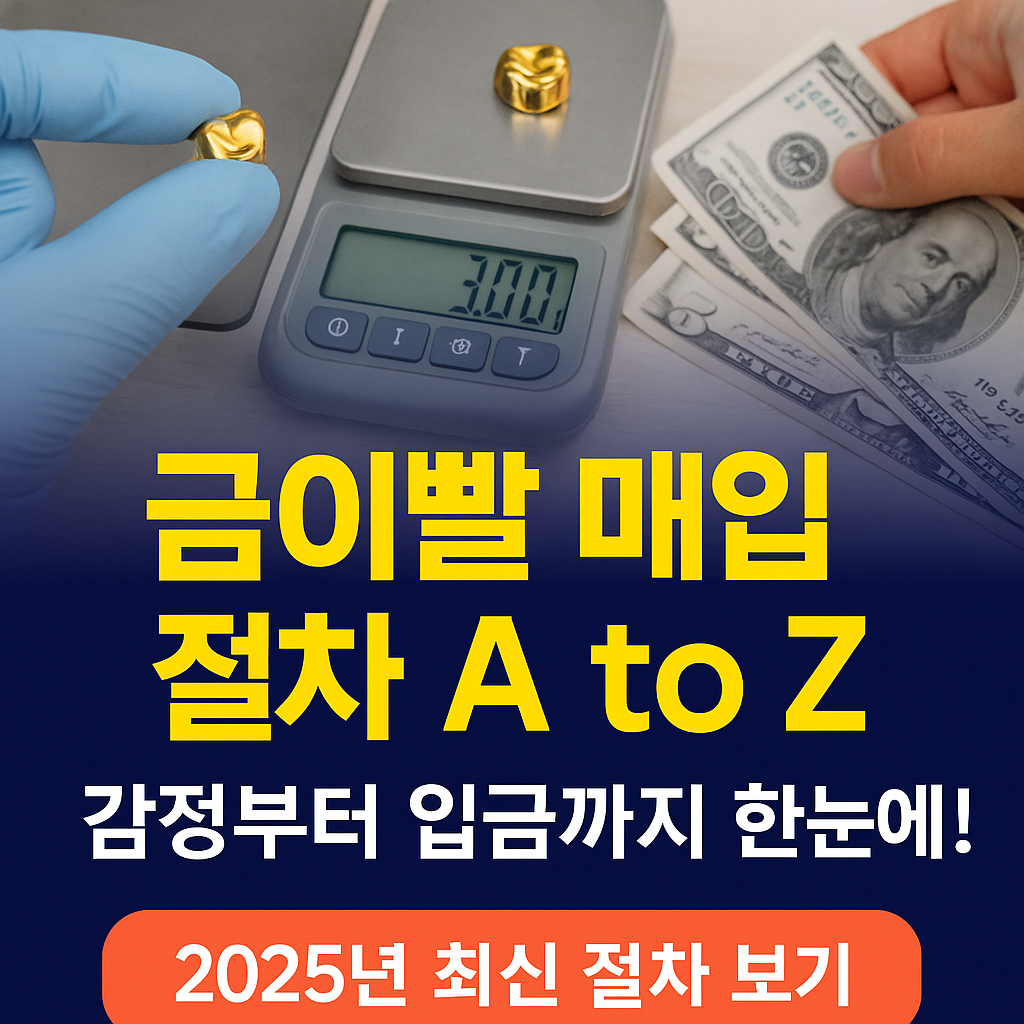 &ldquo;금니 팔기 전 꼭 알아야 할 매입 절차｜초보자도 이해하는 금이빨 거래 가이드&rdquo;