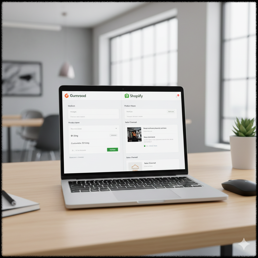 디지털 제품을 판매 플랫폼에 등록하는 화면