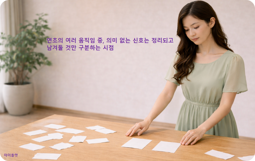 연초 변동 속에서 남는 신호를 가려내는 단계