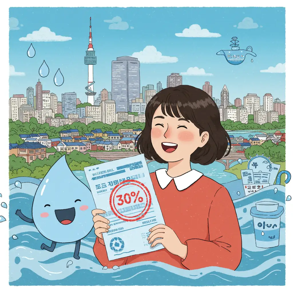 2025년 수도요금 할인 전자고시