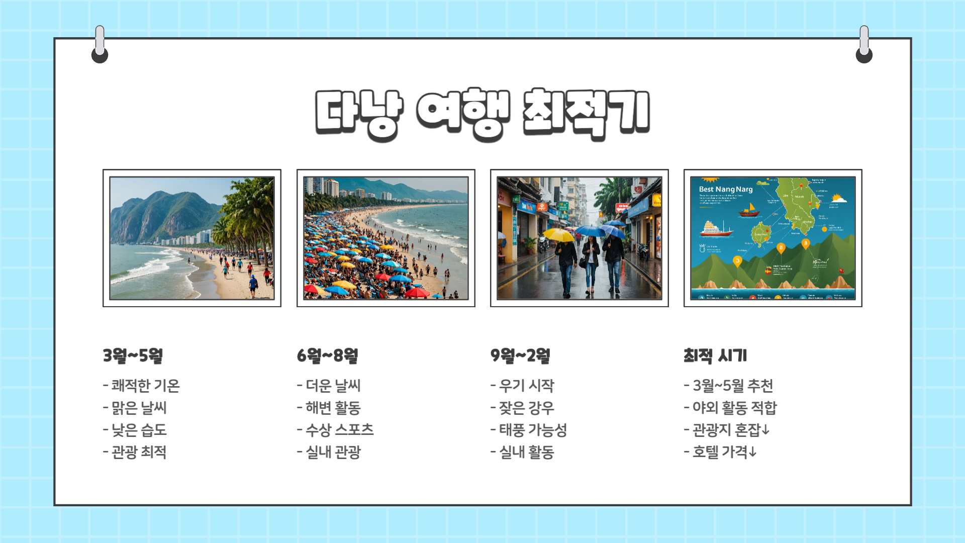 다낭 여행하기 좋은 시기