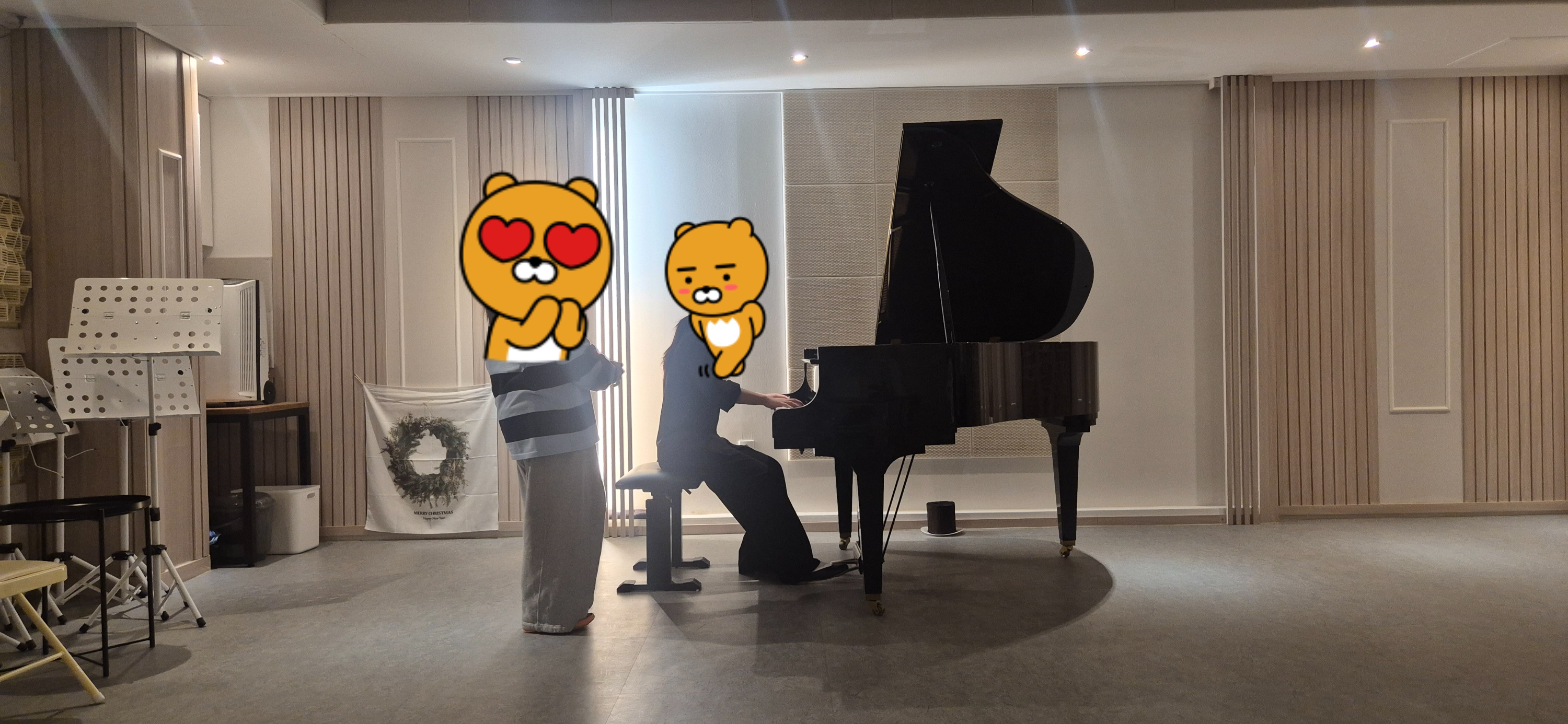 렛슨을 녹화했던 영상 캡쳐 사진