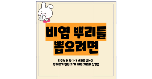 비염 뿌리를 뽑으려면