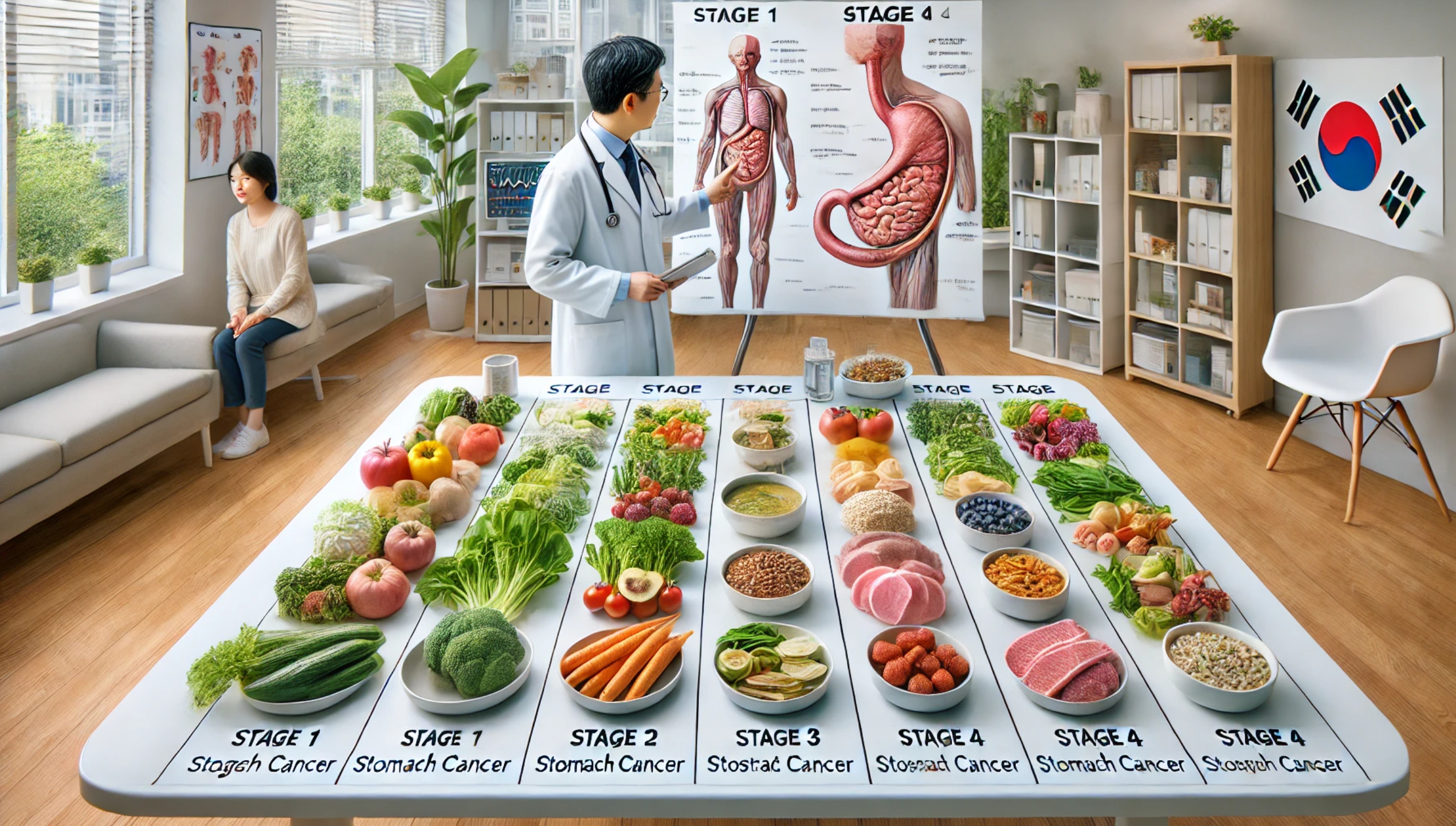 기수별 식단을 표현한 사진