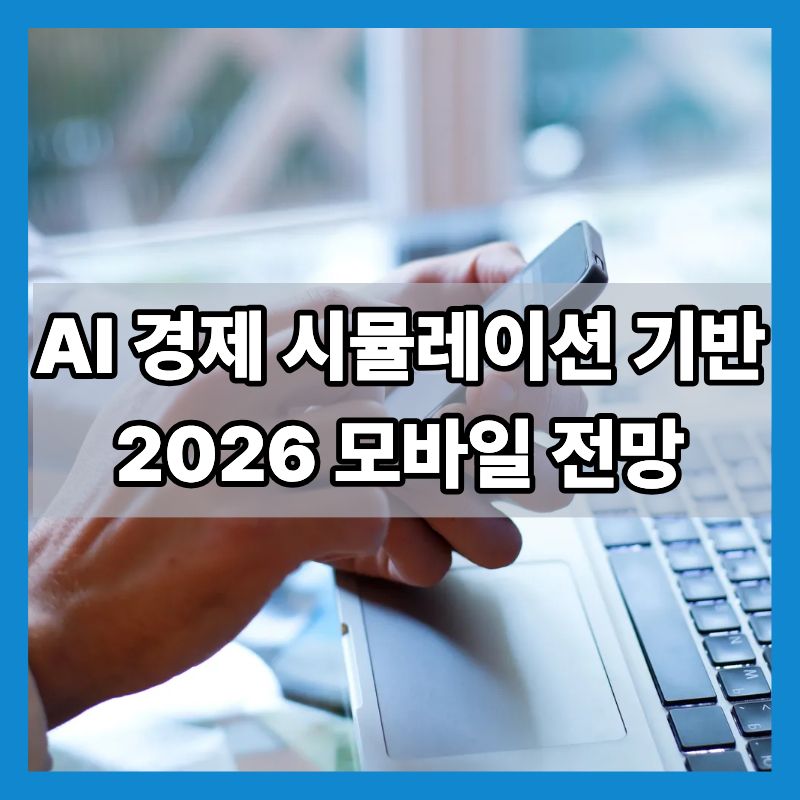 AI 경제 시뮬레이션 기반 2026 모바일 전망