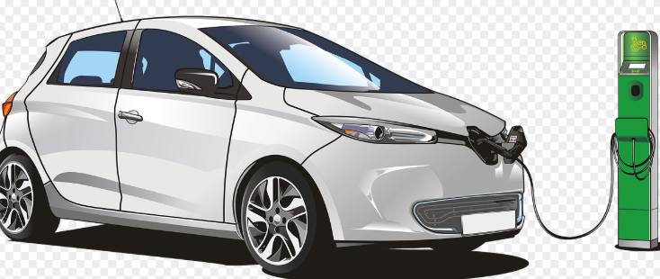 전기차 충전하는 이미지