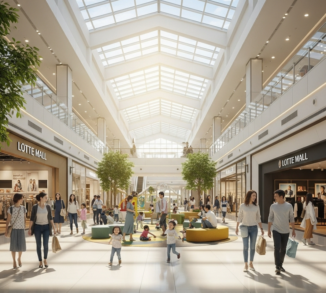 쇼핑과 놀이를 한 번에! 롯데몰 김포공항점