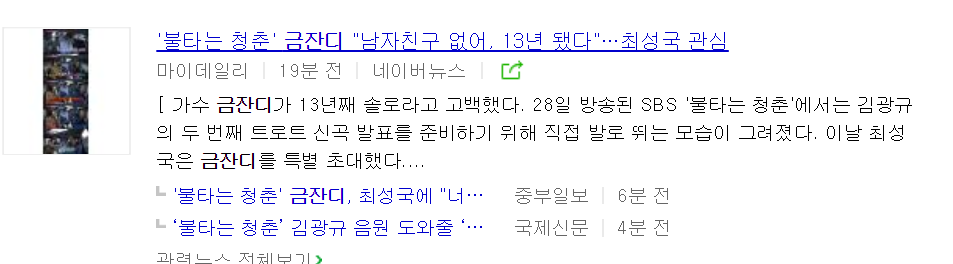 가수 금잔디 결혼