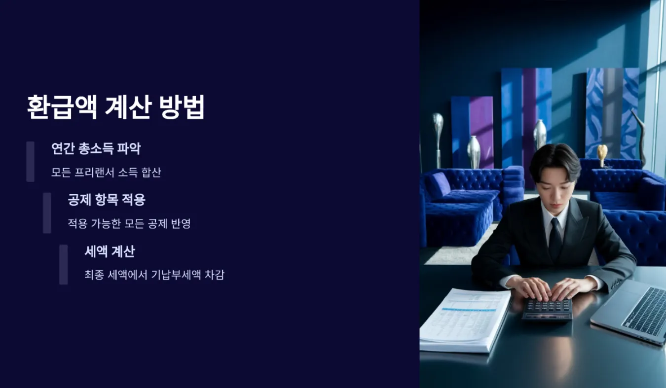 환급액 계산 방법