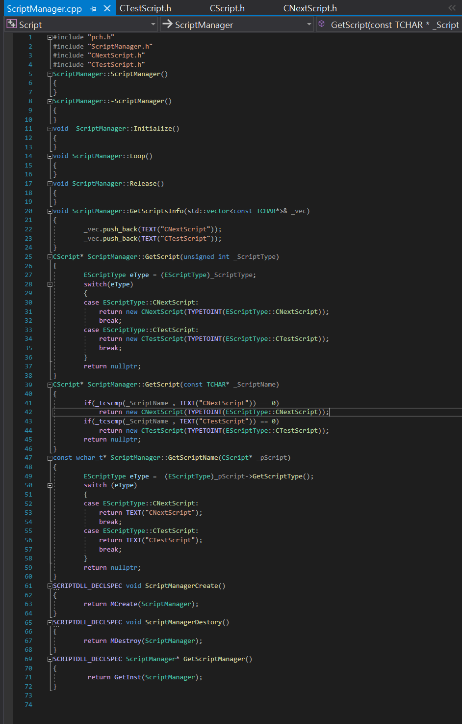 12. ScriptManager 자동화 - ScriptManager 자동화 - ScriptReader 완성 및 Script dll 에 적용 - 결과 12. ScriptManager 자동화 - ScriptManager 자동화 - ScriptReader 완성 및 Script dll 에 적용 - 결과