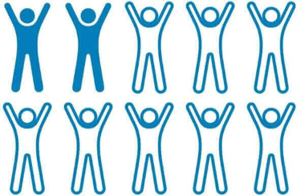 희귀질환 비율 관련 픽토그램 이미지 1