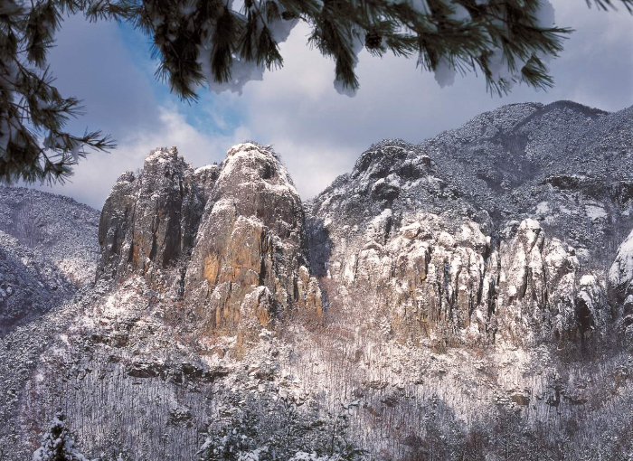 주왕산 겨울 설경