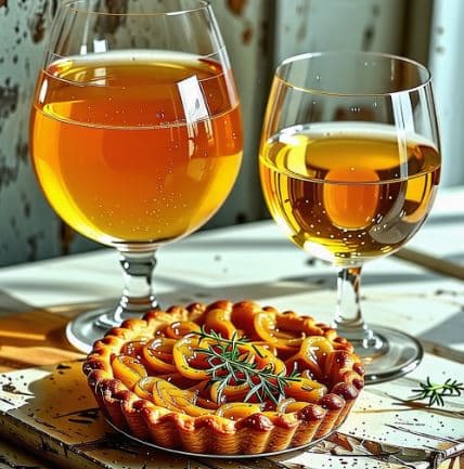 독일의 페더바이서와 즈비벨쿠헨(Federweisser &amp; Zwiebelkuchen) - 발효 초기에 마시는 화이트 와인과 양파 타르트
