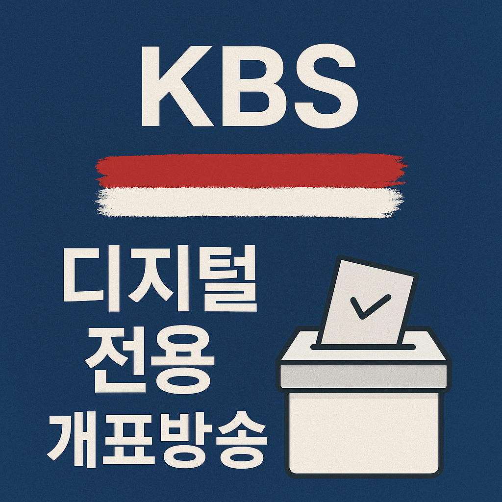 2025 제21대 대선 실시간 개표방송