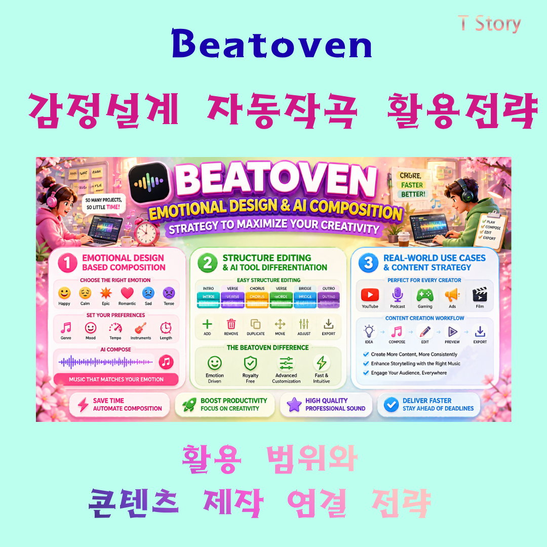 Beatoven 감정설계 자동작곡 활용전략