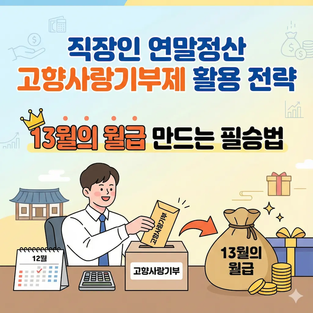 직장인 연말정산 고향사랑기부제 활용 전략|13월의 월급 만드는 필승법