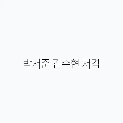 박서준 김수현 저격, 난데없는 논란 황당 해석