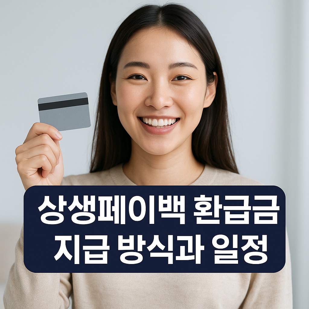 상생페이백 환급금 지급 방식과 일정