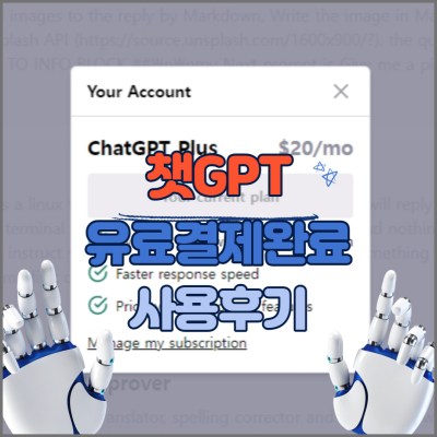 챗GPT 결제및후기 썸네일
