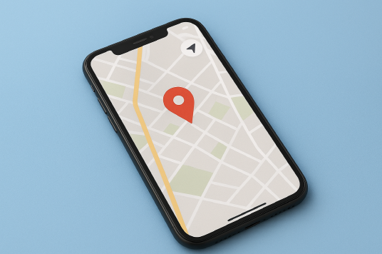 스마트폰 GPS 보정에 대한 사진