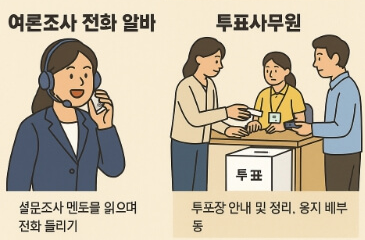 대통령 선거 알바 신청 방법 선거관리위원회 참관인 운동 개표 아르바이트