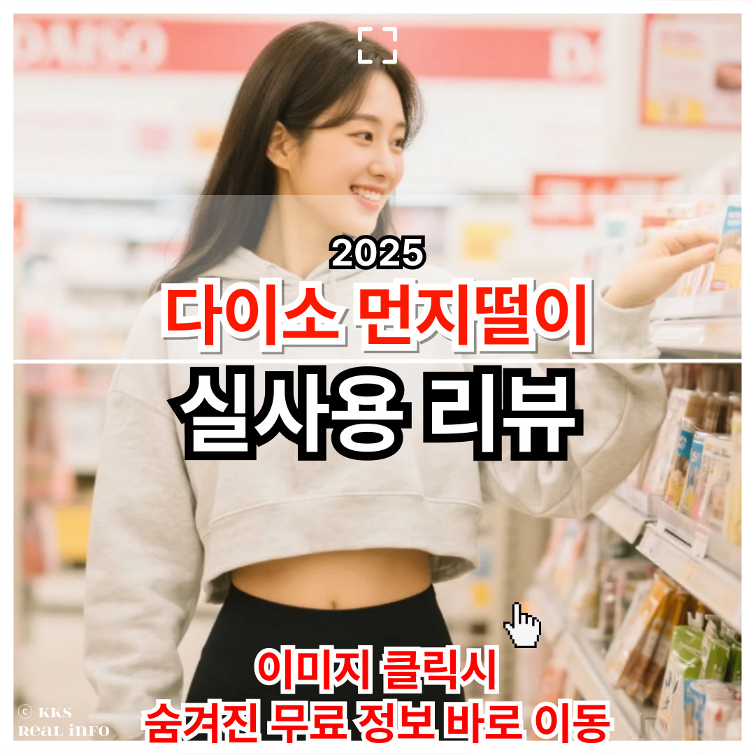 다이소 먼지떨이 후기 및 실사용 단점