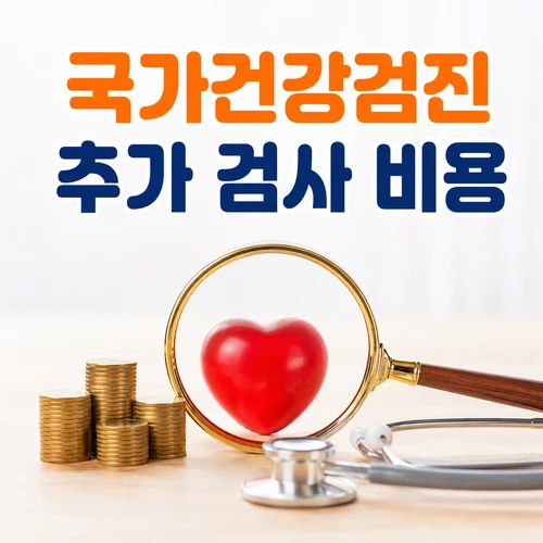 국가건강검진 추가 검사 비용