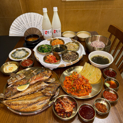 기장-김바당-모듬-생선구이-한상